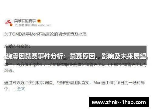 魏震因禁赛事件分析：禁赛原因、影响及未来展望
